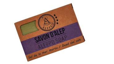 Totes Meersalz Peeling - Alepposeife mit 8% Lorbeeröl Alepeo